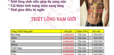 Bang Gia Triet Long Nam Giới