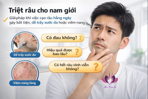 Triệt Râu Cho Nam Giới